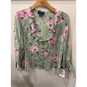 Spenser Jeremy Floral Silk Blouse